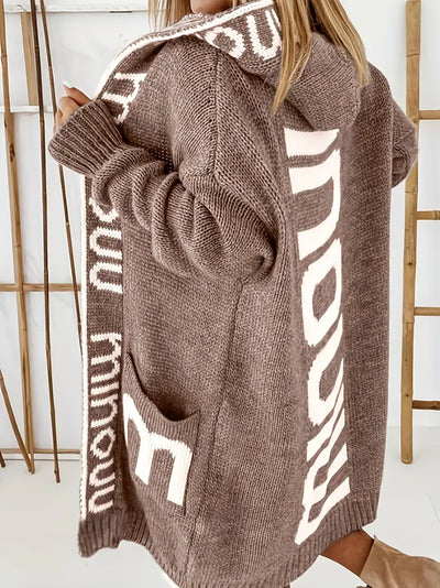 Anna | Cardigan lungo elegante