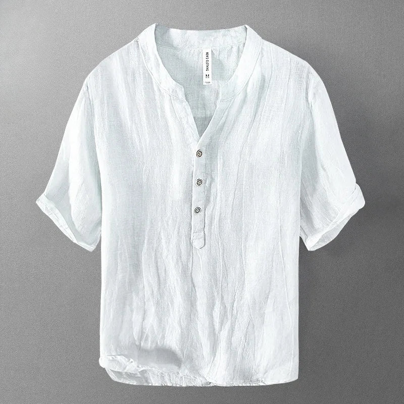 Marco | Camicia leggera lino-cotone