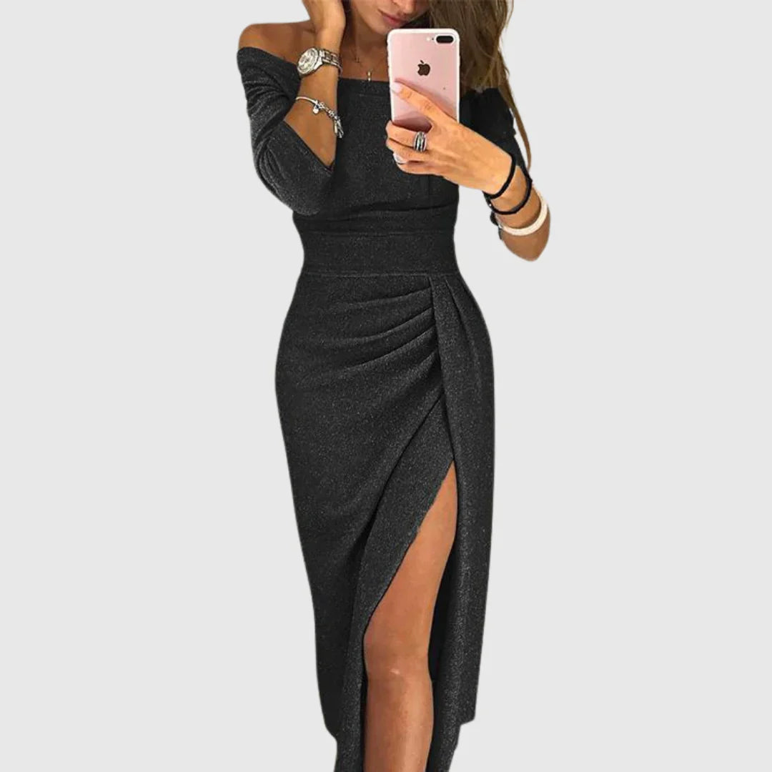 Apolonia | Rochie Midi Stilată