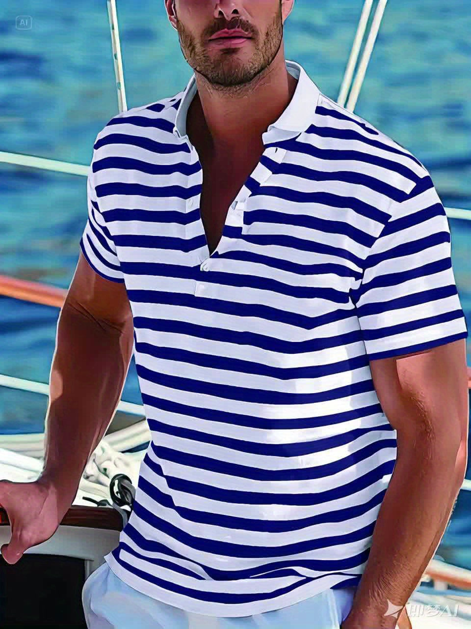 Giulio | Polo estiva a righe