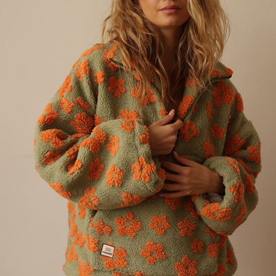 Amalia | Boho Sherpa pulóver