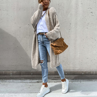 Camile | Hosszú klasszikus kardigán