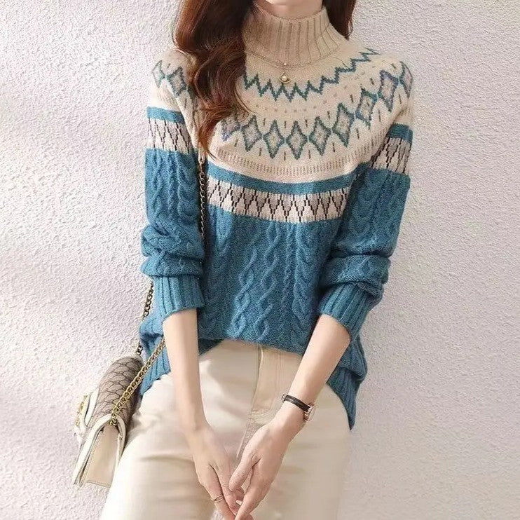 Lia | Meleg Nordic Pulóver