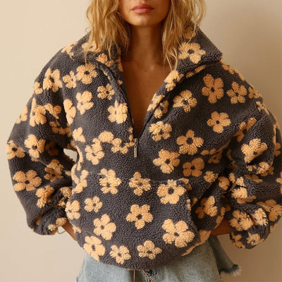 Amalia | Boho Sherpa pulóver