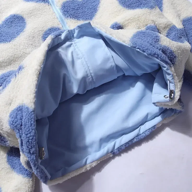 Katharina | Kétoldalú szívmintás dzseki