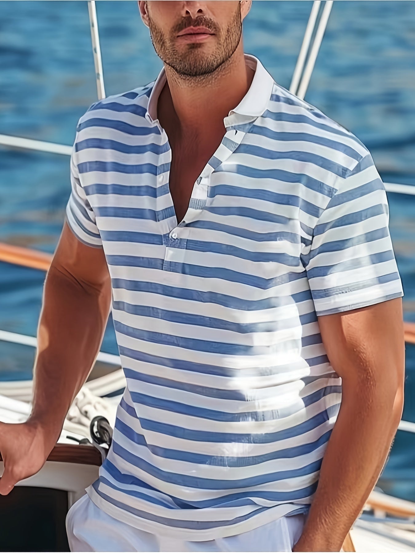 Giulio | Polo estiva a righe