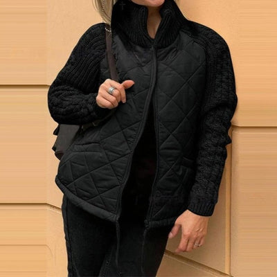 Rossella | Giacca patchwork in maglia